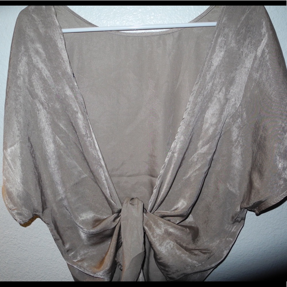 Open back blouse